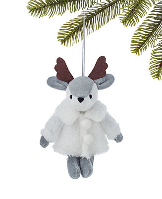 Holiday Lane Northern Lights Reindeer with Coat Ornament, Exclusively at Macy's - Macy's | Macy's
