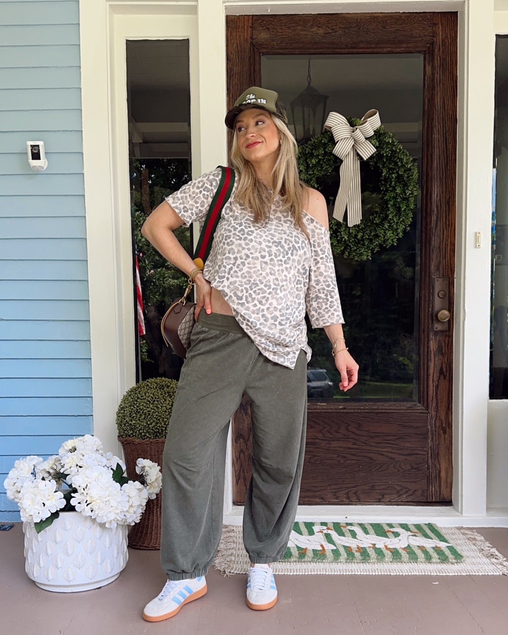 Non maternity but very bump friendly outfit! 
Small top, medium pants 
Pants run big in my opinion! I’m usually a medium and these are loose on a 32 week belly

#LTKBump #LTKBaby #LTKmomlife
