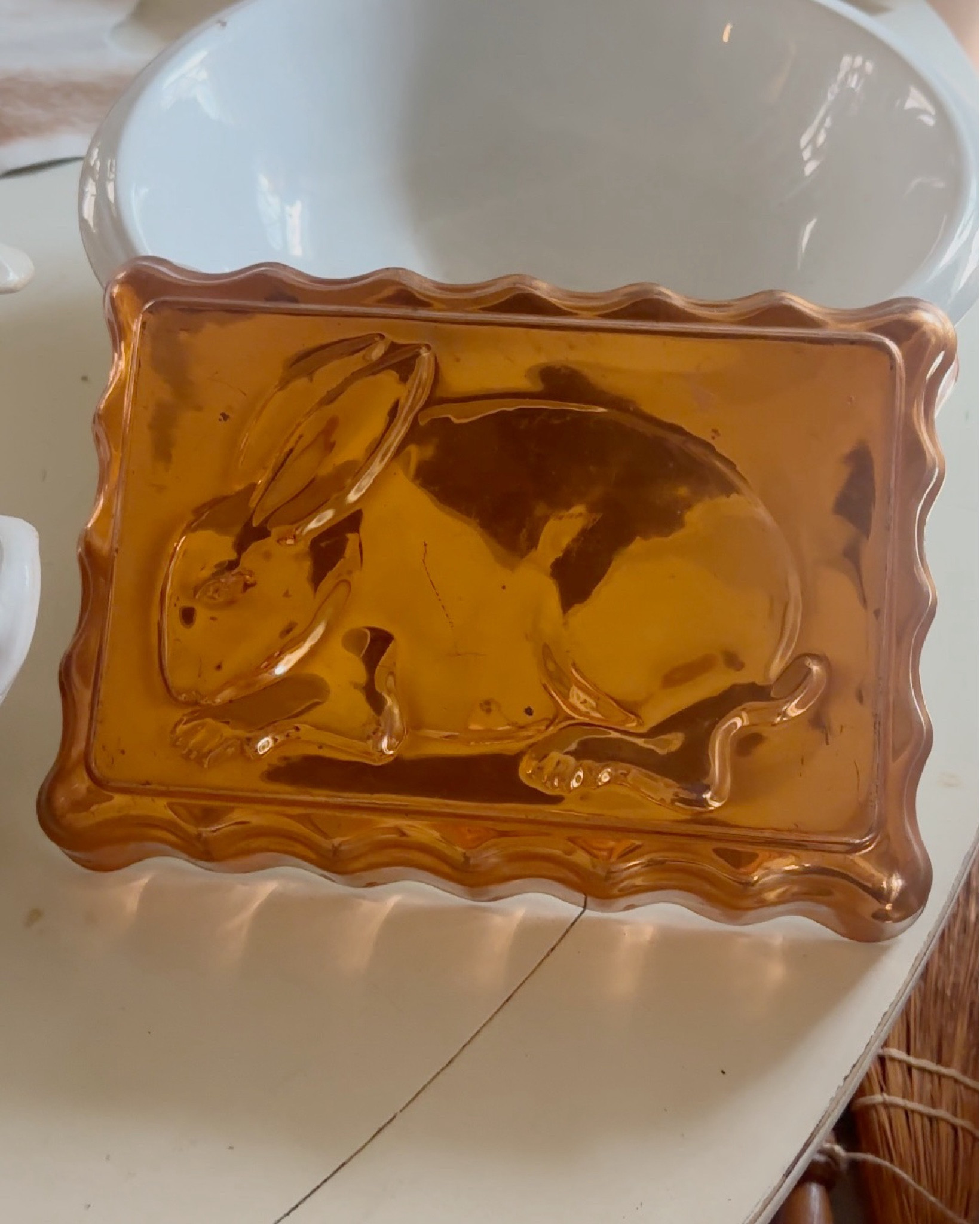 I found this vintage copper bunny mold in an antique store recently and had so many of you ask about it.

Since it is vintage, it is a bit hard to find, but I did find a few that are very similar.

They are also vintage and one of a kind, so each of these posted only have 1 available, so if you want one, grab it quick! 

These would be so cute as Spring decor in your kitchen. 

#coppermold #bunnymold #springdecor

#LTKHome #LTKSeasonal #LTKFindsUnder50