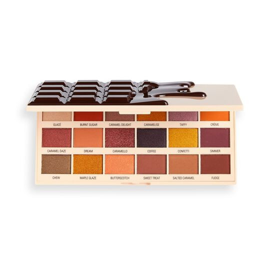 I Heart Revolution Caramel Nudes Chocolate Eyeshadow Palette | Revolution Beauty (UK)