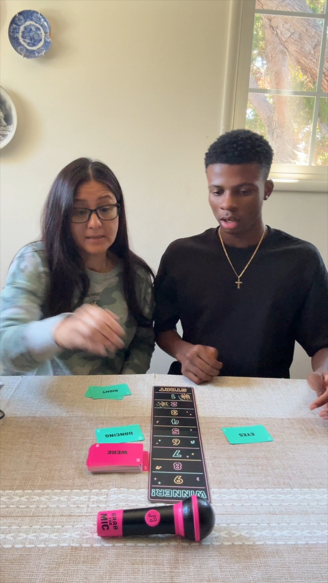 🎤 Mom vs. Son in Grab the Mic 🎤
Who knew family game night could get THIS competitive (and funny 😂)? From karaoke battles to laugh-out-loud challenges, this game has us cracking up nonstop. Perfect for the whole fam!

✨ Fun ✔️
✨ Easy ✔️
✨ So many laughs ✔️

🛒 Grab yours now and bring the party home! #gamenight #familygamenight #familygames #familyfun #karoake

#LTKParties #LTKFamily #LTKKids