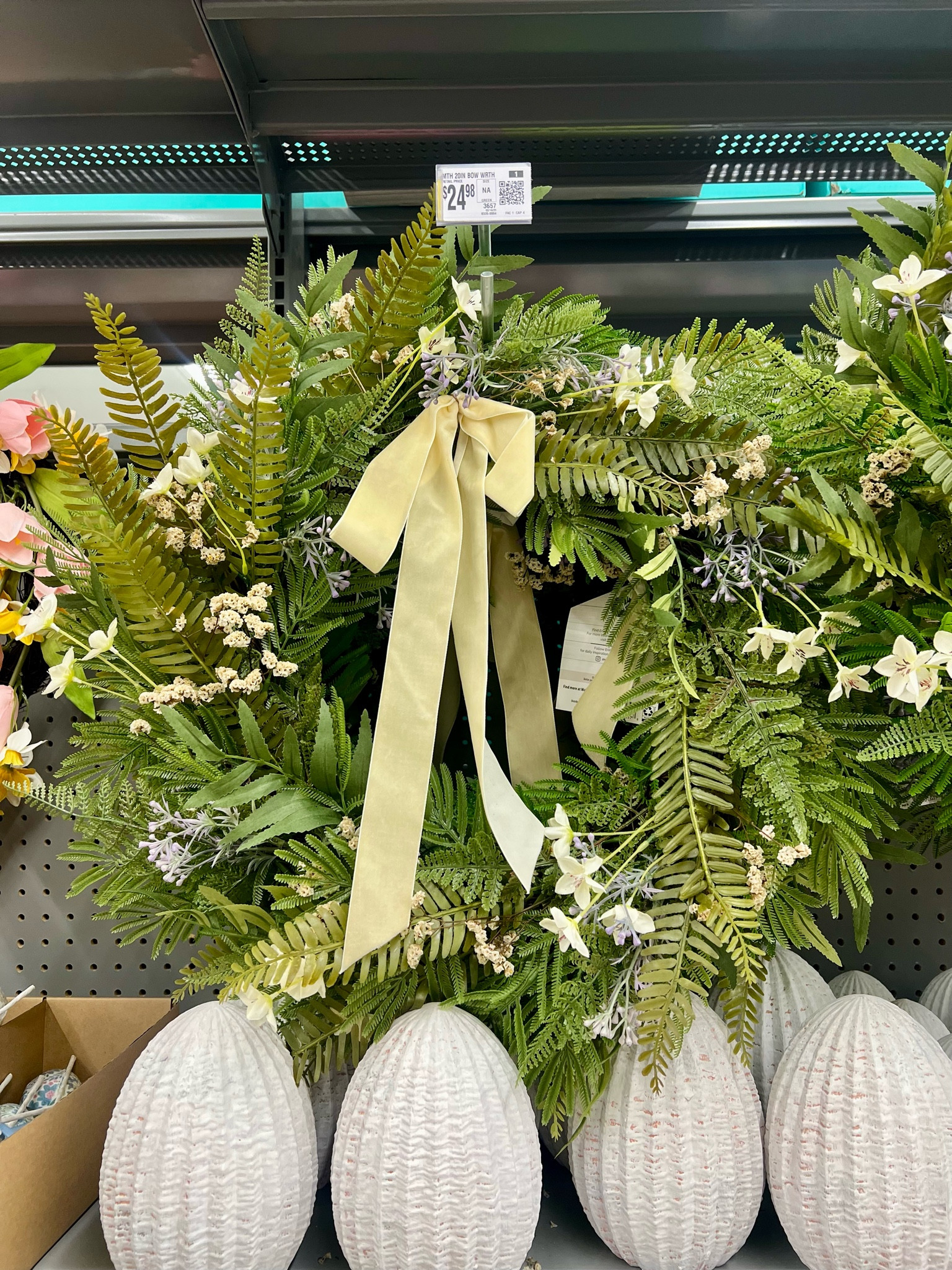 This Easter wreath is full of spring cheer! The perfect way to brighten up your door! 🌸 

#LTKFindsUnder50 #LTKSeasonal #LTKHome
