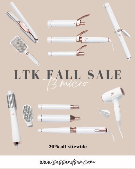 T3 Micro 20% off sitewide! I love the twirl and whirl trio curling iron and curling wand! Also love their airbrush and hair straightener 🙌🏽


#LTKSale #LTKbeauty #LTKsalealert