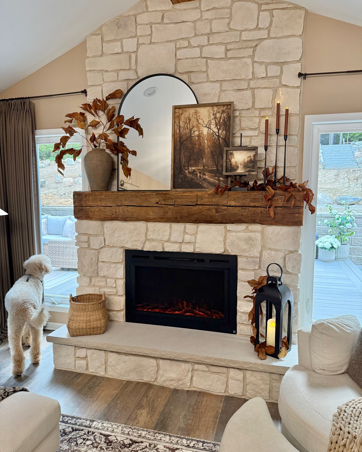 The Easiest Way to Style Your Mantel for Fall

Follow @farmtotablecreations on Instagram for more home finds and styling inspiration.

A few thoughtfully layered pieces can completely transform your fireplace into a warm, inviting focal point. The framed artwork, natural magnolia stems, and rich wood tones create a timeless look that carries beautifully from late summer into fall.

Artwork shown:
• 20x28 and 7x9, both in the Briarsmoke stain.
• Use code FARMTOTABLE for 15% off.

The vase is styled with two Magnolia stems for an effortless, designer-inspired finish.

#fallmantel #manteldecor #fireplacestyling #magnoliastems #neutralhome

#LTKSeasonal #LTKHome #LTKSaleAlert
