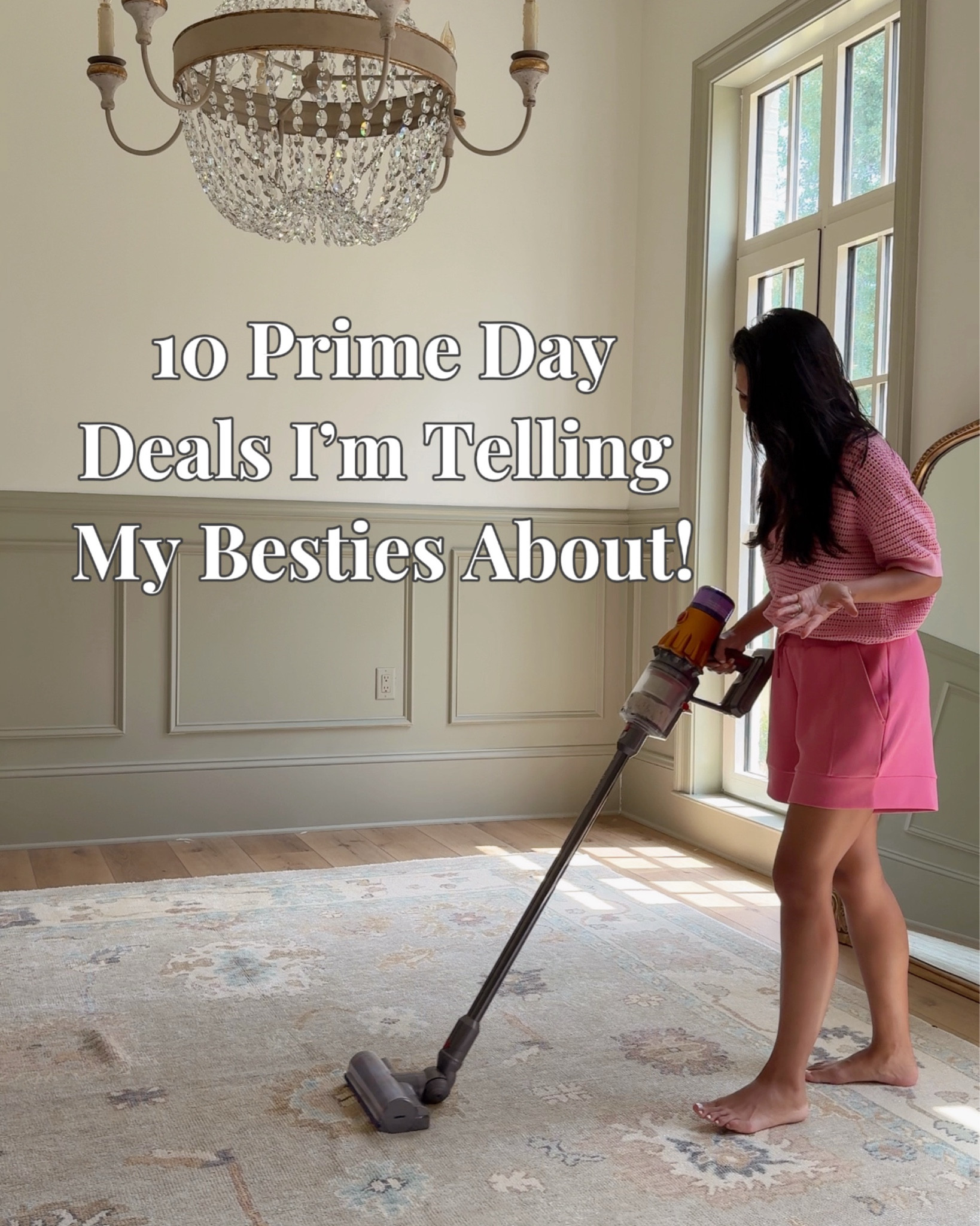 10 Prime Day Deals I'm Telling My Besties About:
Comment "PRIME" & I'll DM you all the links to shop!
1) Dyson Cordless Vacuum --We've been using Dyson for 8+ years & recently upgraded to this model.
2) Weighted Vest & Ankle Weights -- Level up your walks with these fitness accessories! I'm wearing the 12 lb vest here!
3) Caraway Cookware Set -- We love cooking with these non-toxic pots and pans. Plus the ivory & gold look so pretty on your stovetop
4) BK Beauty Brushes -- These are hands down my favorite makeup brushes & these are the 3 I use the most!
5) Shoe Organizers -- Save space in your wardrobe with these clear shoe organizers!
6) Organic Cutting Boards -- I love how this set comes with 3 different sizes and a stand to hold them.
7) Half Cut Fruit Containers -- these are genius when you have those random half an avocado and you don't want to waste a large container on it.
8) Salt & Stone Deodorant -- I absolutely love the smell of this natural deodorant + it's aluminum-free with probiotics.
9) Glass Door Knobs -- We saved a fortune on door knobs for our house by going with these! They're so beautiful and great quality + significantly less expensive than the designer brand options.
10) Travel Steamer -- This steamer is super compact + it folds up for easy packing. I always pack this steamer with me!

#amazonprime #primeday #amazon

#LTKFindsUnder50 #LTKHome #LTKSaleAlert