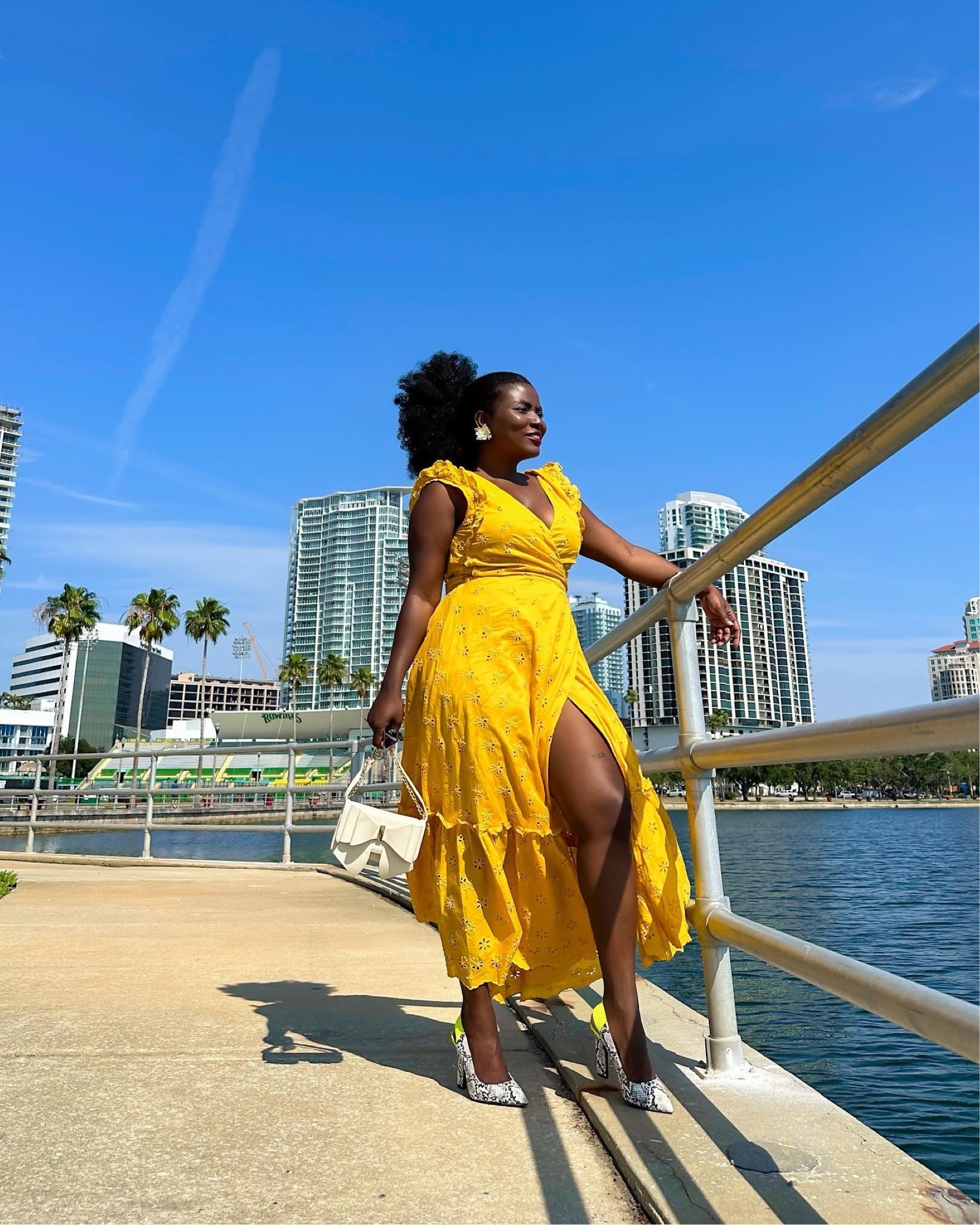 This gorgeous Sunny dress has an interesting effect of providing you with Positive Energy & so much
joy # ahhhh I Truly adore It. 

Yellow dress style, outfit inspiration, fashion style, yellow dress, Yellow Wrap dress, minimal style, high heels, spring style, outfit ideas for you , style, Spring outfits, look book, summer dresses, Street fashion

#LTKfit #LTKFind #LTKcurves