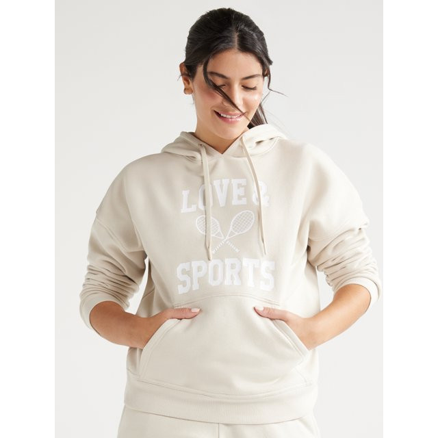 Love & Sports All Gender Pullover Graphic Hoodie, S-XXXL - Walmart.com | Walmart (US)