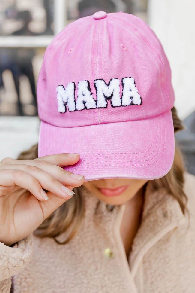 Mama Pink Baseball Cap | Pink Lily