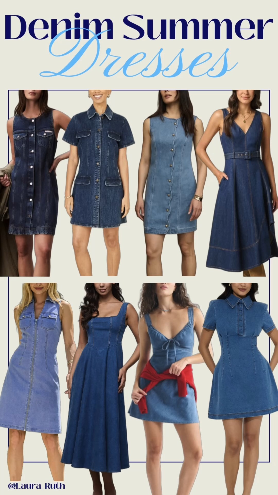 Denim Dresses for Warm Summer Days 💙
Whether you're running errands, meeting friends for brunch, heading on a city break, or enjoying dinner in the sunshine, these denim dresses are effortlessly stylish and so easy to wear all season long.  

 #LTKuk #LTKsummer #LTKdresses