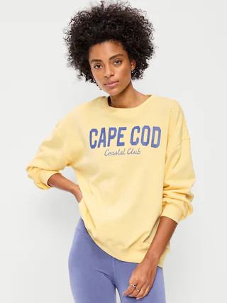 Oversized Graphic Sweatshirt for Women | Old Navy (US)