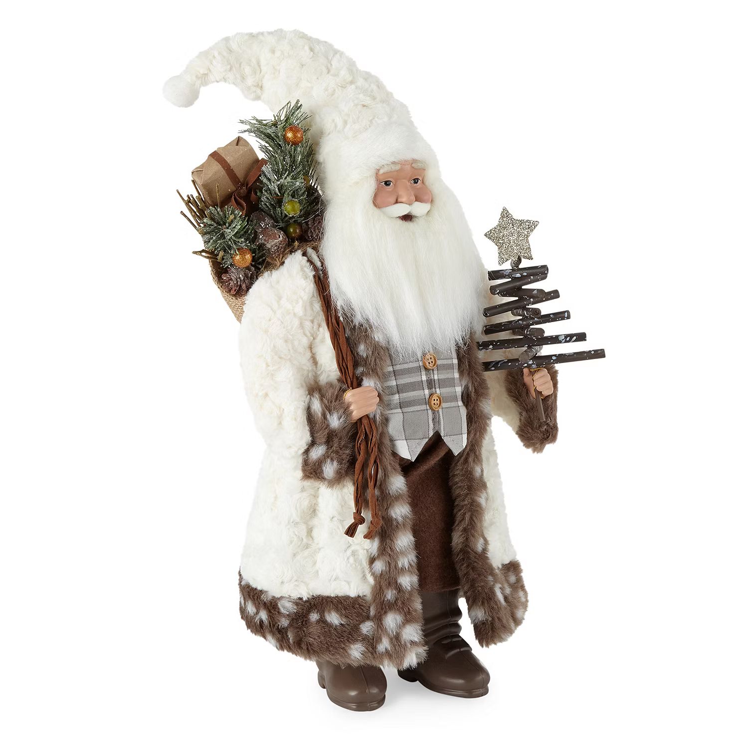 North Pole Trading Co. 18" Woodland Santa Figurine | JCPenney