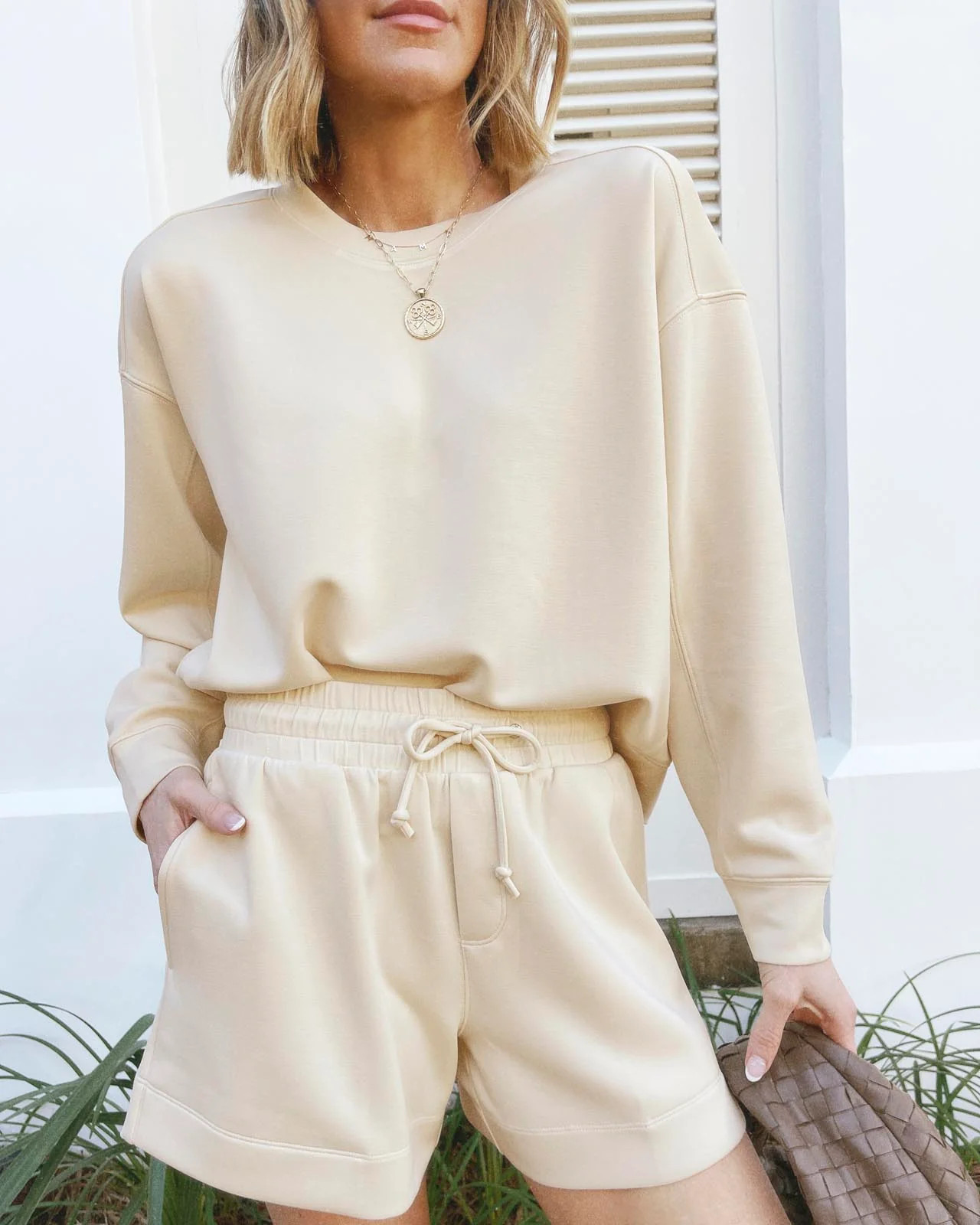 Splendid x @Cellajaneblog Scuba Sweatshirt | Splendid