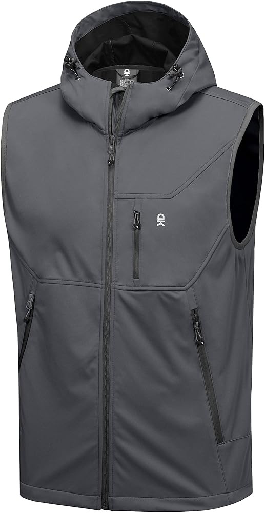 Little Donkey Andy Men's Lightweight Softshell Vest Windproof Sleeveless Jacket for Travel Hiking... | Amazon (US)