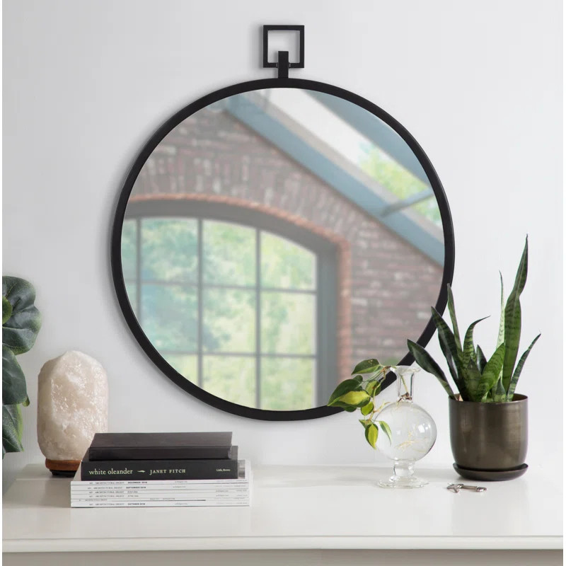 Alyshia Round Metal Wall Mirror | Wayfair North America
