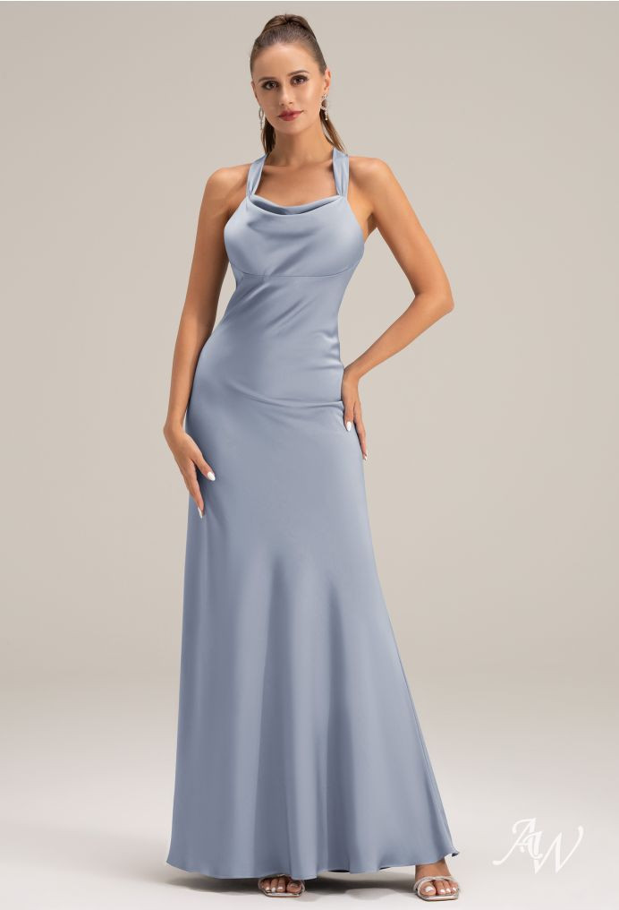 Fabric: Satin CharmeuseSatin CharmeuseCrystal Satin This dress is available in different fabric o... | AW Bridal
