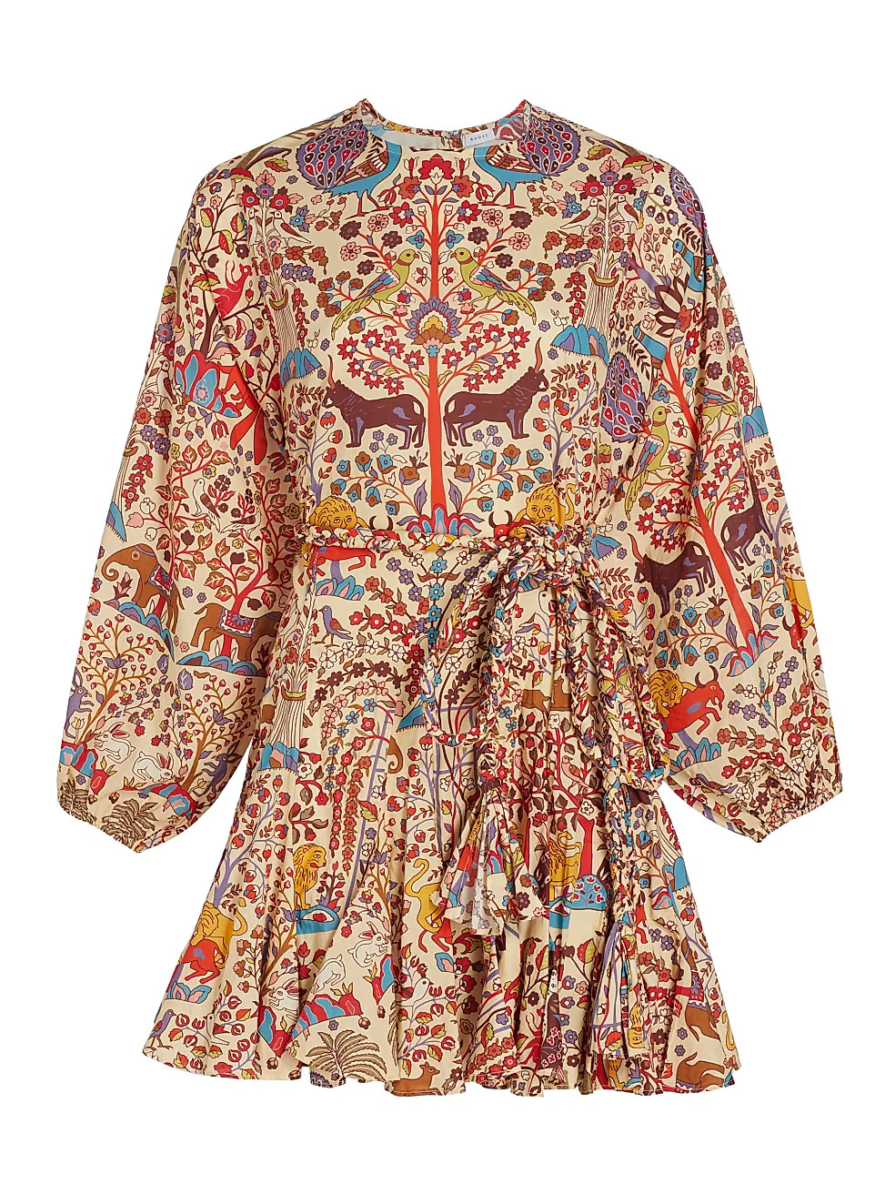 RHODE Ella Jungle-Print Minidress | Saks Fifth Avenue
