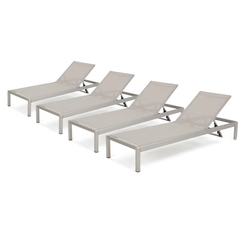 Caggiano 77.25'' Long Reclining Chaise Lounge Set | Wayfair North America