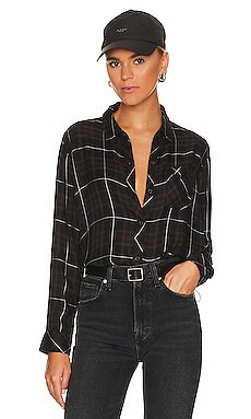 Rails Hunter Top in Olive Carbon White from Revolve.com | Revolve Clothing (Global)