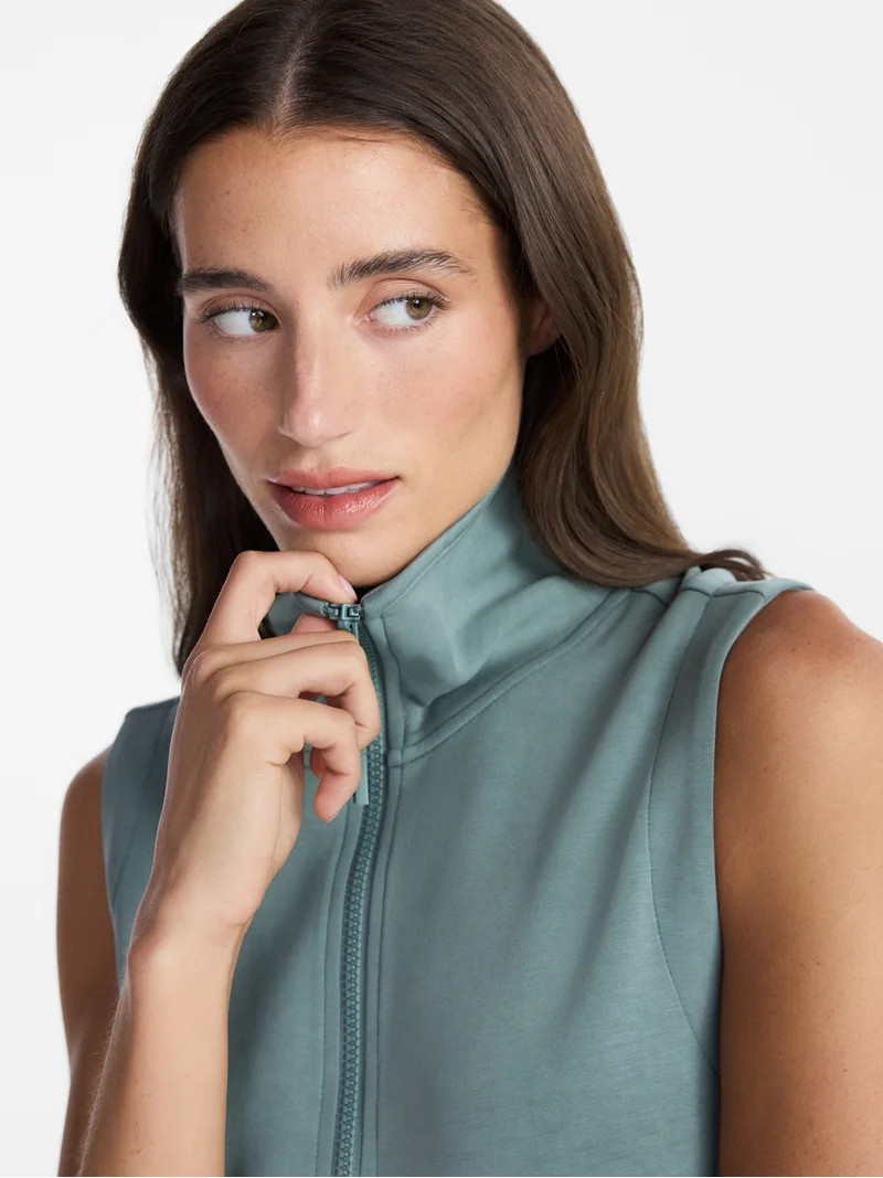 Avia Women's Scubaknit Romper, Sizes XS-4X | Walmart (US)
