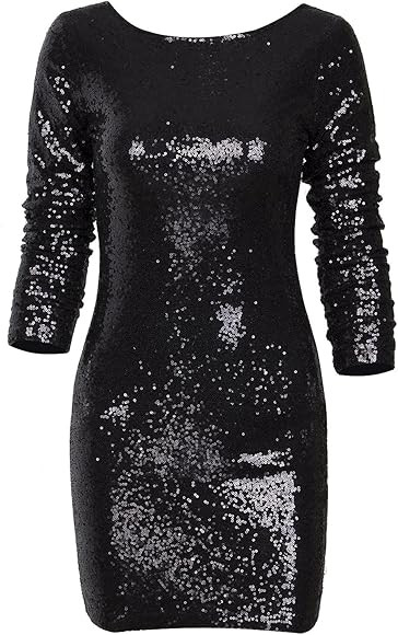 Vijiv Women's 1920s Vintage Embellished Sequin Beaded Flapper Evening Dress | Amazon (US)