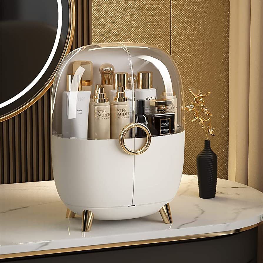 GUUKA Makeup Organizer and Storage Dustproof Skincare Preppy Large Display Box Make Up Cosmetic S... | Amazon (US)
