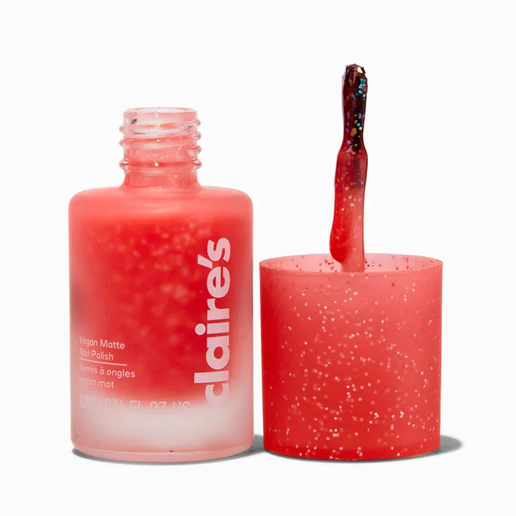 Vegan Matte Nail Polish - Grapefruit Punch | Claire's (UK)