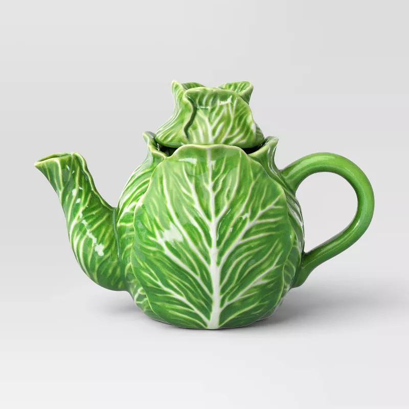 39 fl oz Stoneware Cabbage Tea Pot - Threshold™ | Target