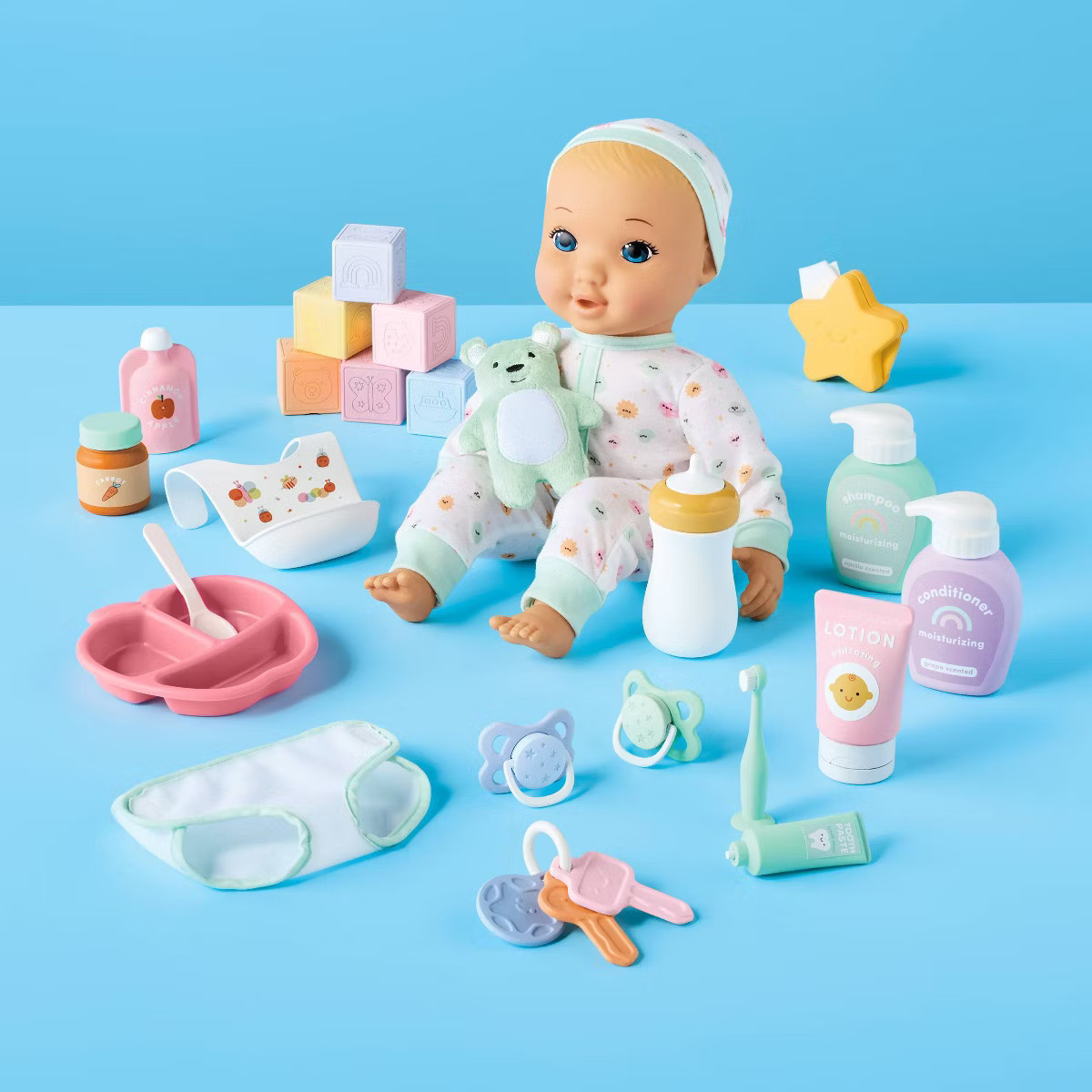14" Baby Doll Set - Gigglescape™ | Target
