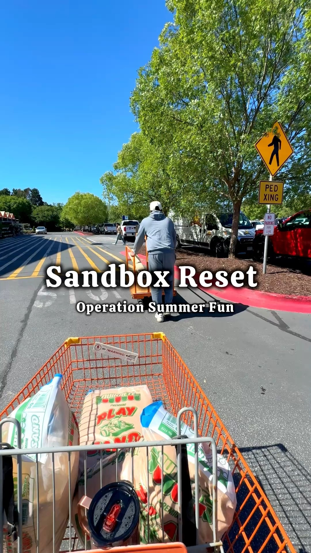 Getting our backyard, summer fun ready one project at a time. Today, the sandbox is up!￼

#LTKmomlife #LTKKids #LTKHome