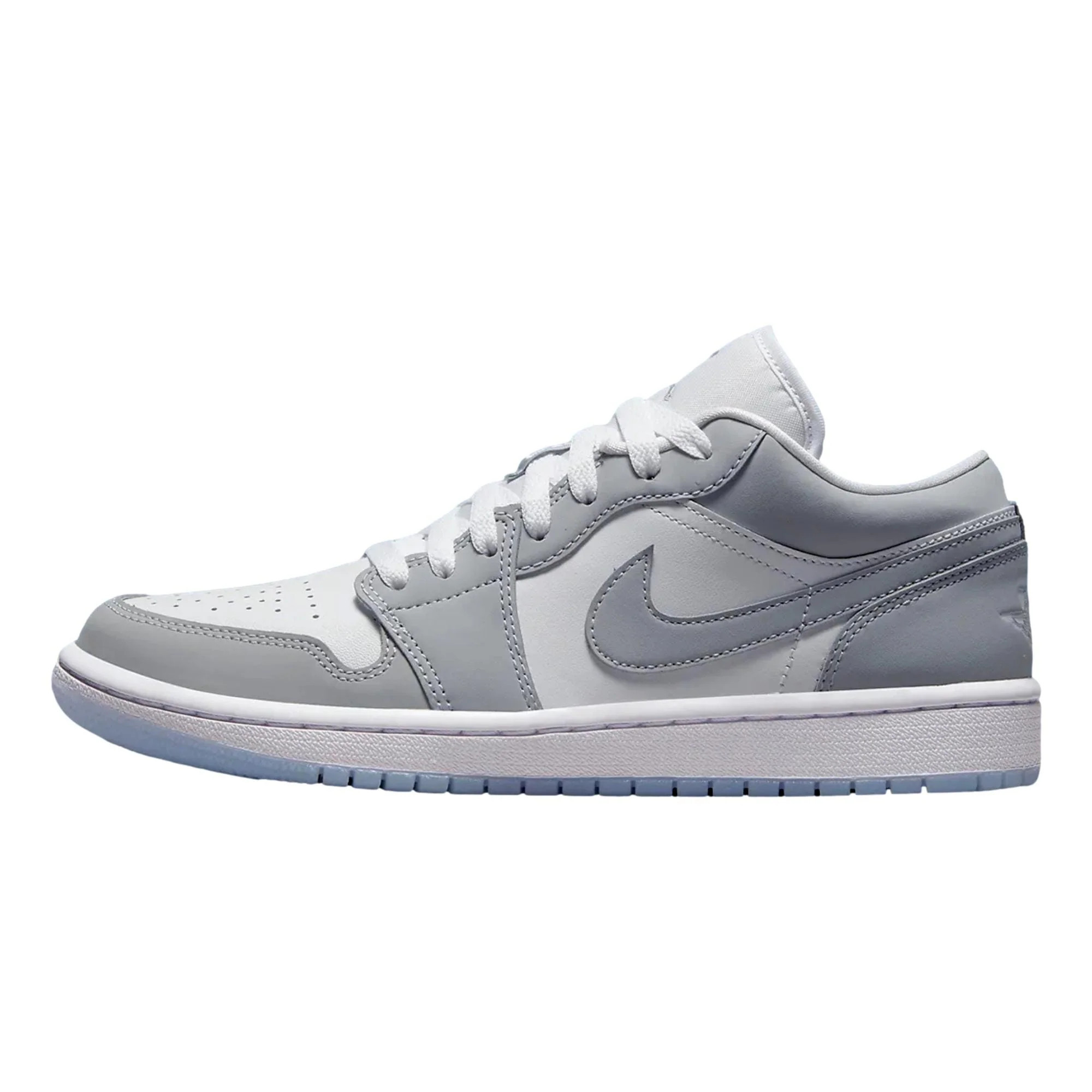 Nike Air Jordan 1 Low White/Wolf Grey-Aluminum DC0774-105 Women's | Shop Simon