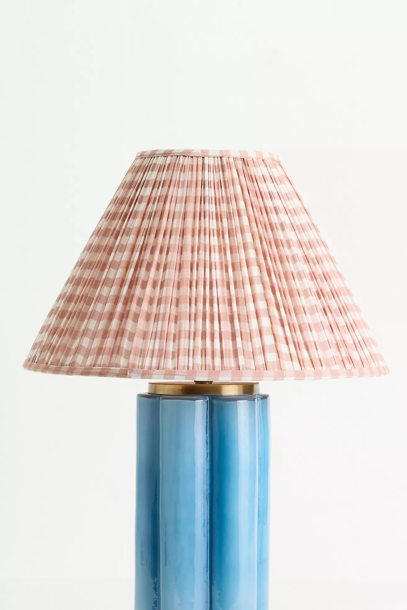 Ruched Empire Printed Lamp Shade | Anthropologie (US)