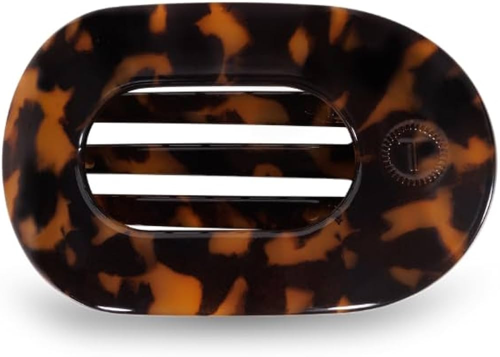 TELETIES - Small Flat Round Clip - Strong Grip, Bendable Teeth, Comfortable Curved Design - For L... | Amazon (US)