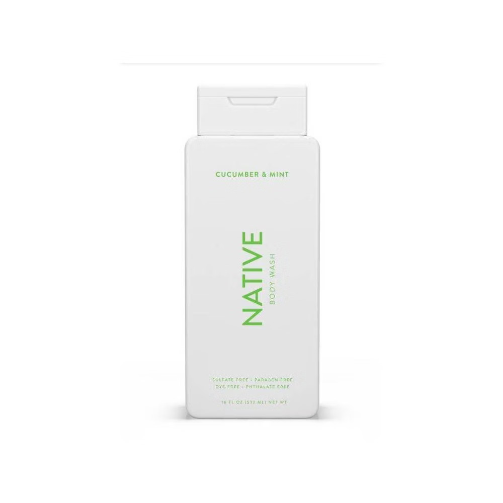 Native Cucumber & Mint Body Wash for Women - 18 fl oz | Target