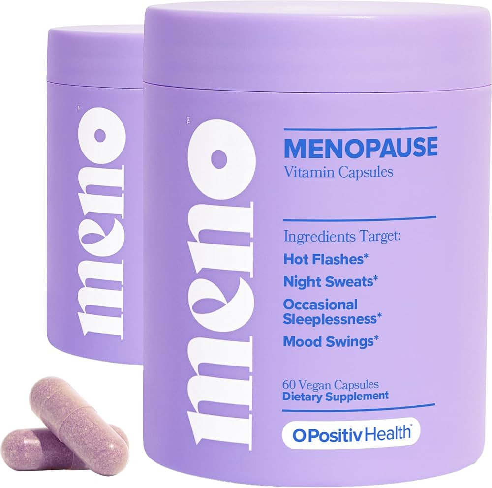 O Positiv MENO Vitamins for Menopause - Hormone-Free Menopause Supplement for Women - Black Cohos... | Amazon (US)