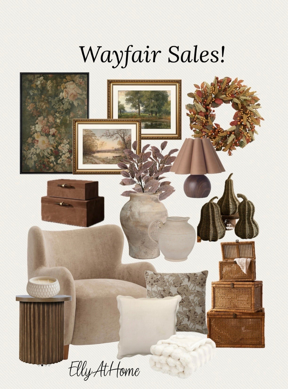 Wayfair Black Friday Sales! Shop neutral cozy home finds, fall decor, accent chairs, side tables, artwork, throw pillows, blankets + more! Free shipping. #wayfair #wayfaircreator @Wayfair

#LTKHome #LTKSaleAlert