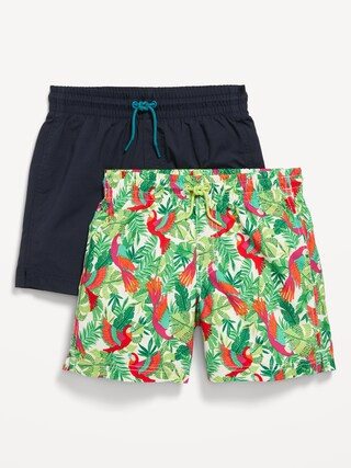 Printed Swim Trunks 2-Pack for Boys | Old Navy (US)