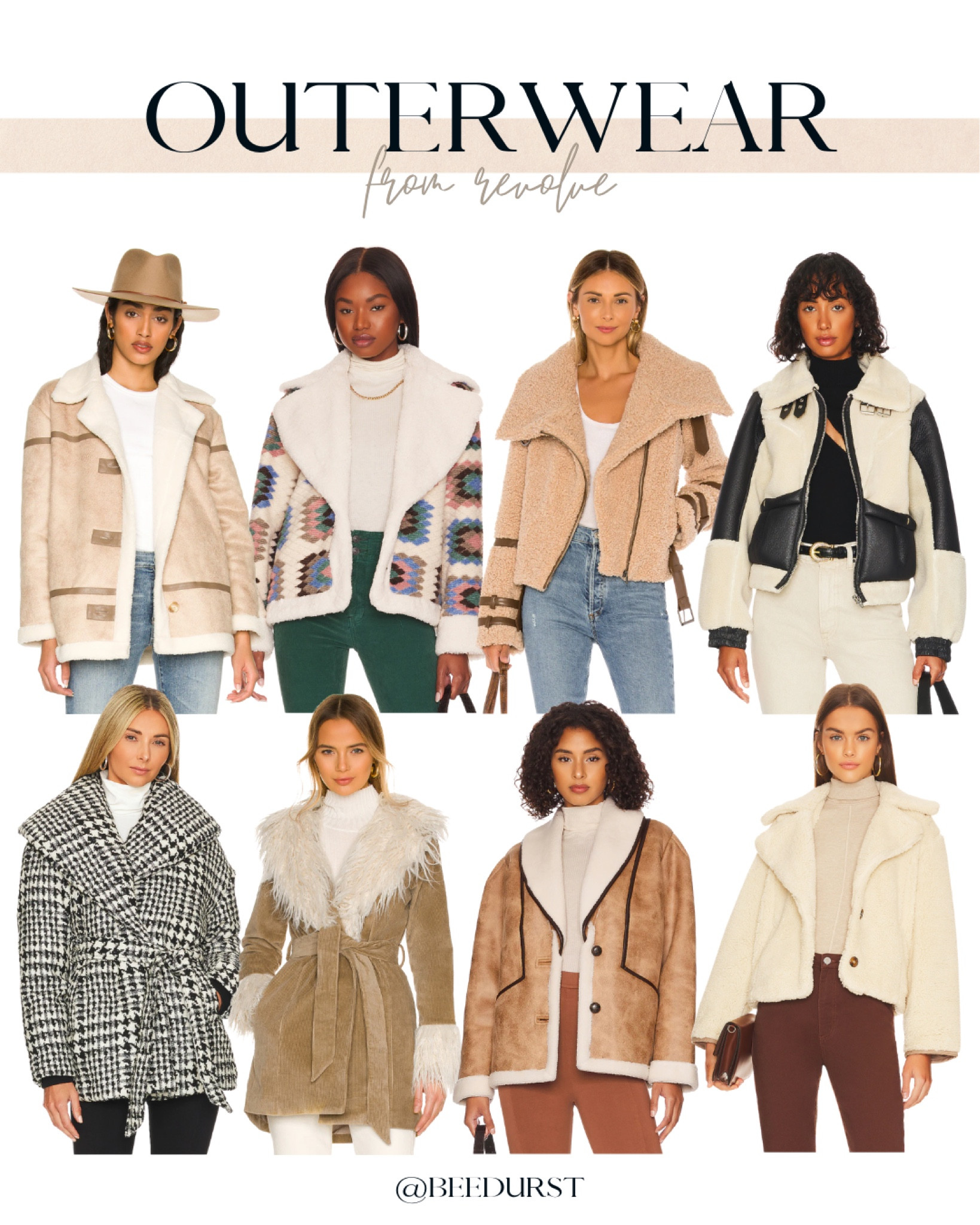 Revolve outerwear, Revolve jacket, Shearling jacket, moto jacket, plaid coat, suede coat, winter coat, fleece jacket, trendy coat, trendy jacket 

#LTKSeasonal #LTKstyletip #LTKsalealert