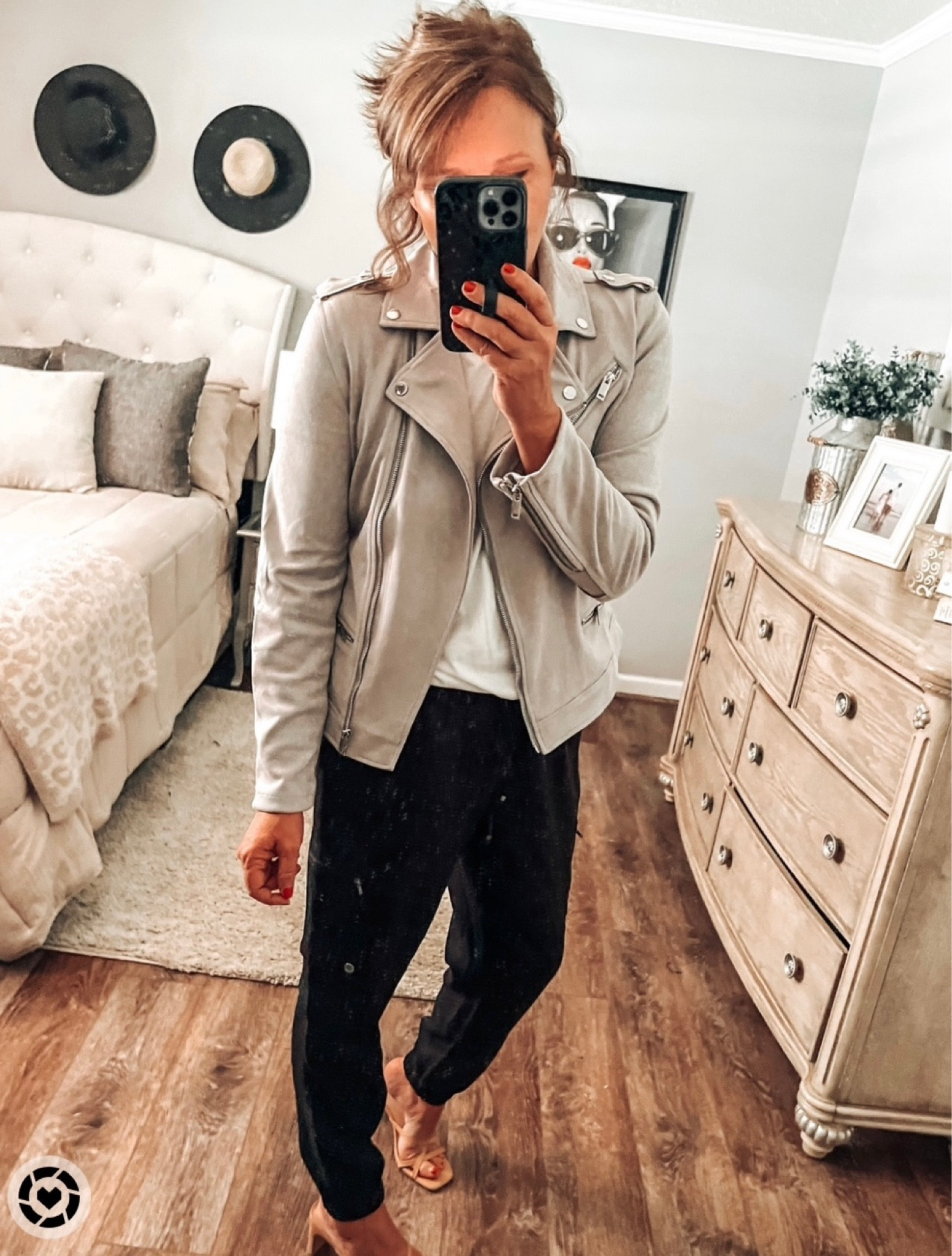 TENCEL joggers from Banana Republic Factory, comes in more colors fits tts b faux suede moto jacket with The Drop neutral heels, Amazon Essentials tees

Casual workwear, work outfit, business casual, date night, sale, weekend outfit, Amazon Fashion, amazon finds, fashion over 40

#LTKunder50 #LTKstyletip #LTKsalealert