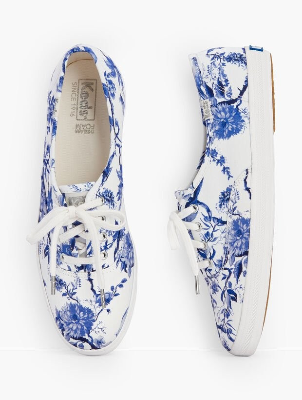 Keds® Champion Sneakers - Talbots Exclusive Tree Toile | Talbots