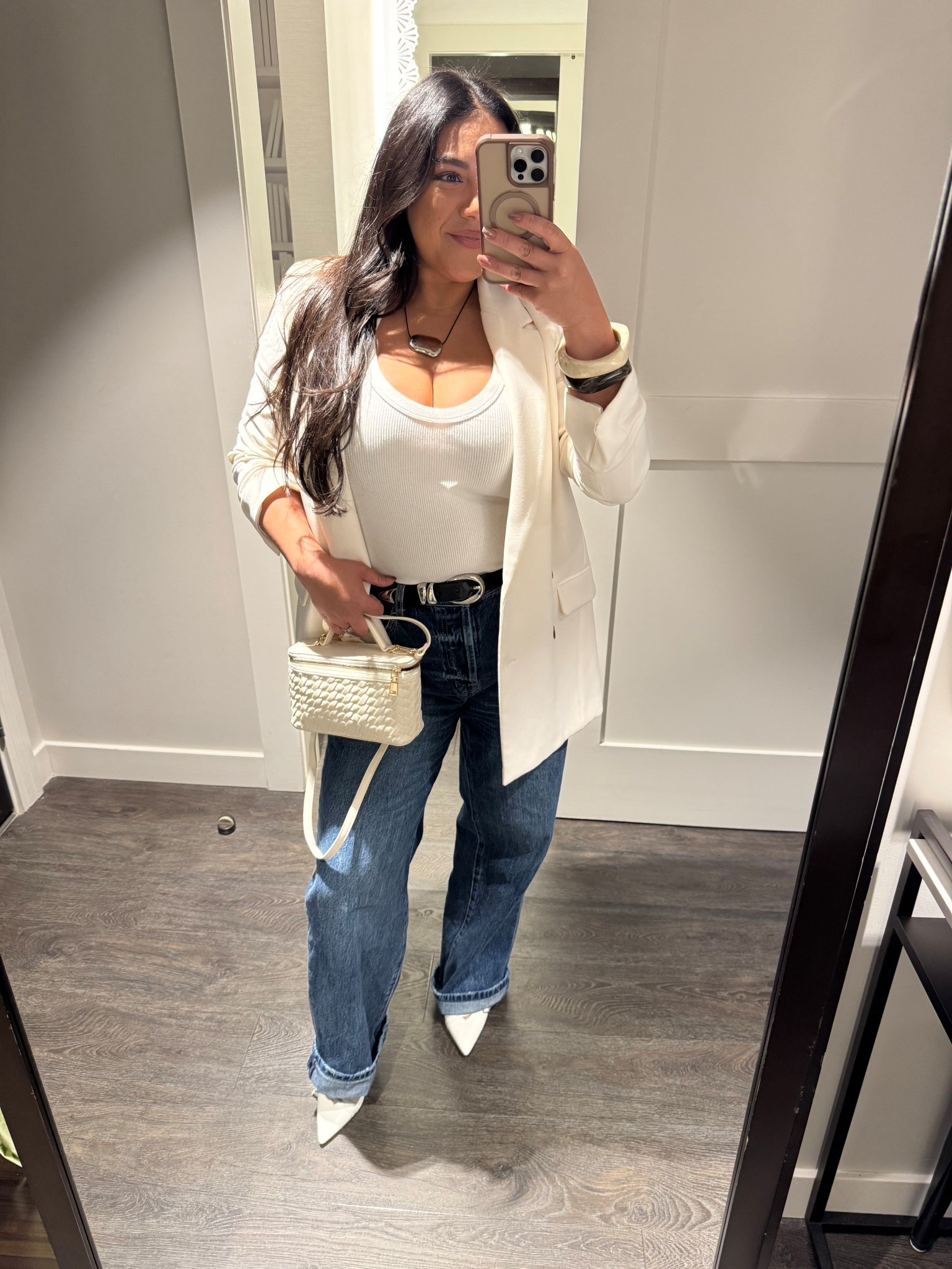 White for summer 🤍 love a white business casual look! 

#LTKStyleTip #LTKWorkwear #LTKPetite