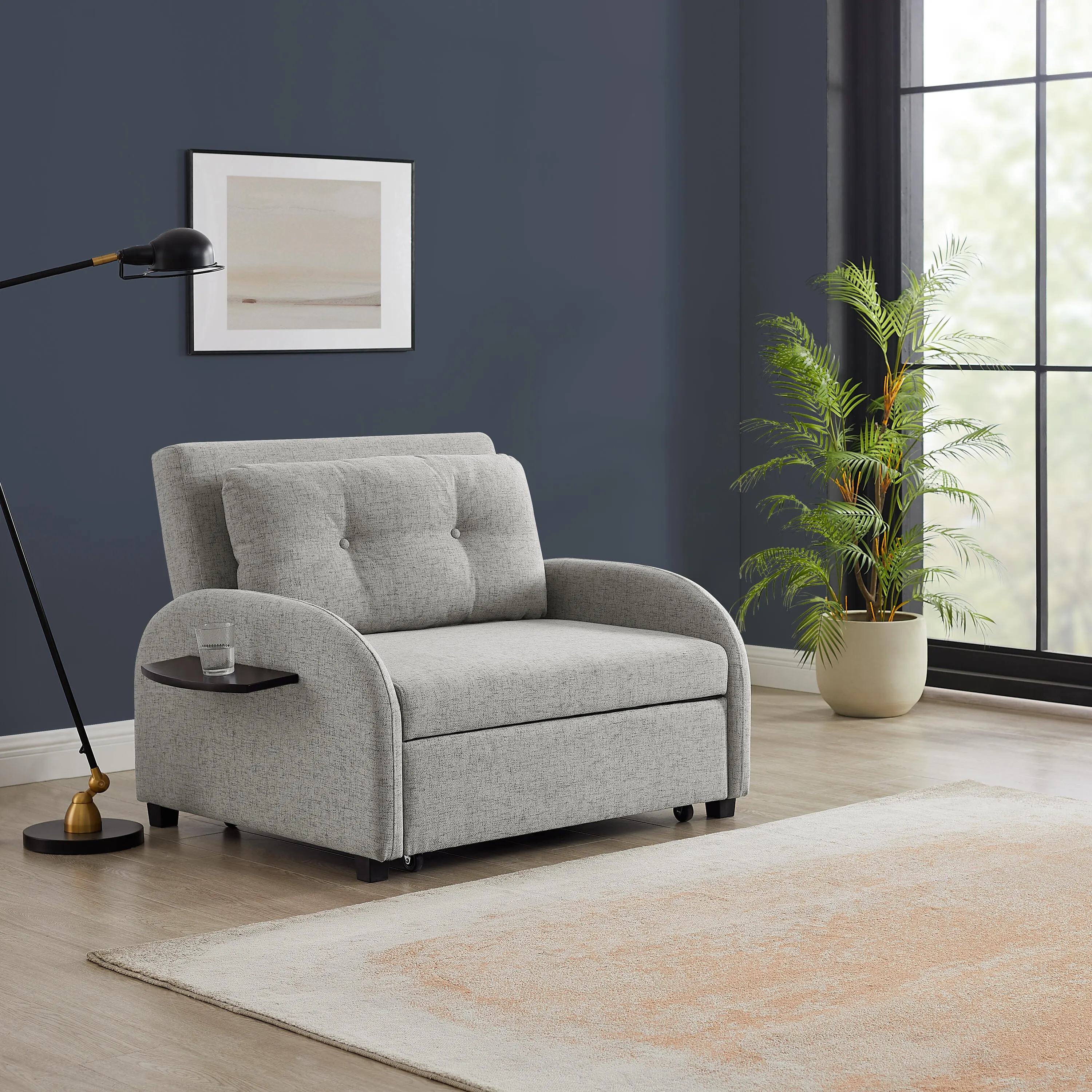 Linon Merri Convertible Chair | Ashley