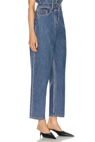 Ronny Kobo Crawford Straight Leg in Light Wash Blue | FWRD | FWRD 