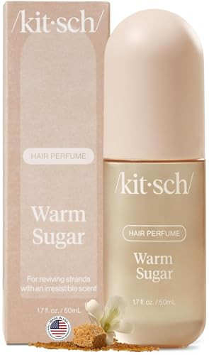 Kitsch Hair Perfume for Women - Warm Sugar | Clean, Deodorizing & Patented Odor-Eliminating Technology Hair Spray & Body Mist - Freshen Hair, Body & Pillows - Pink Grapefruit & Vanilla Scent - 50mL | Amazon (US)