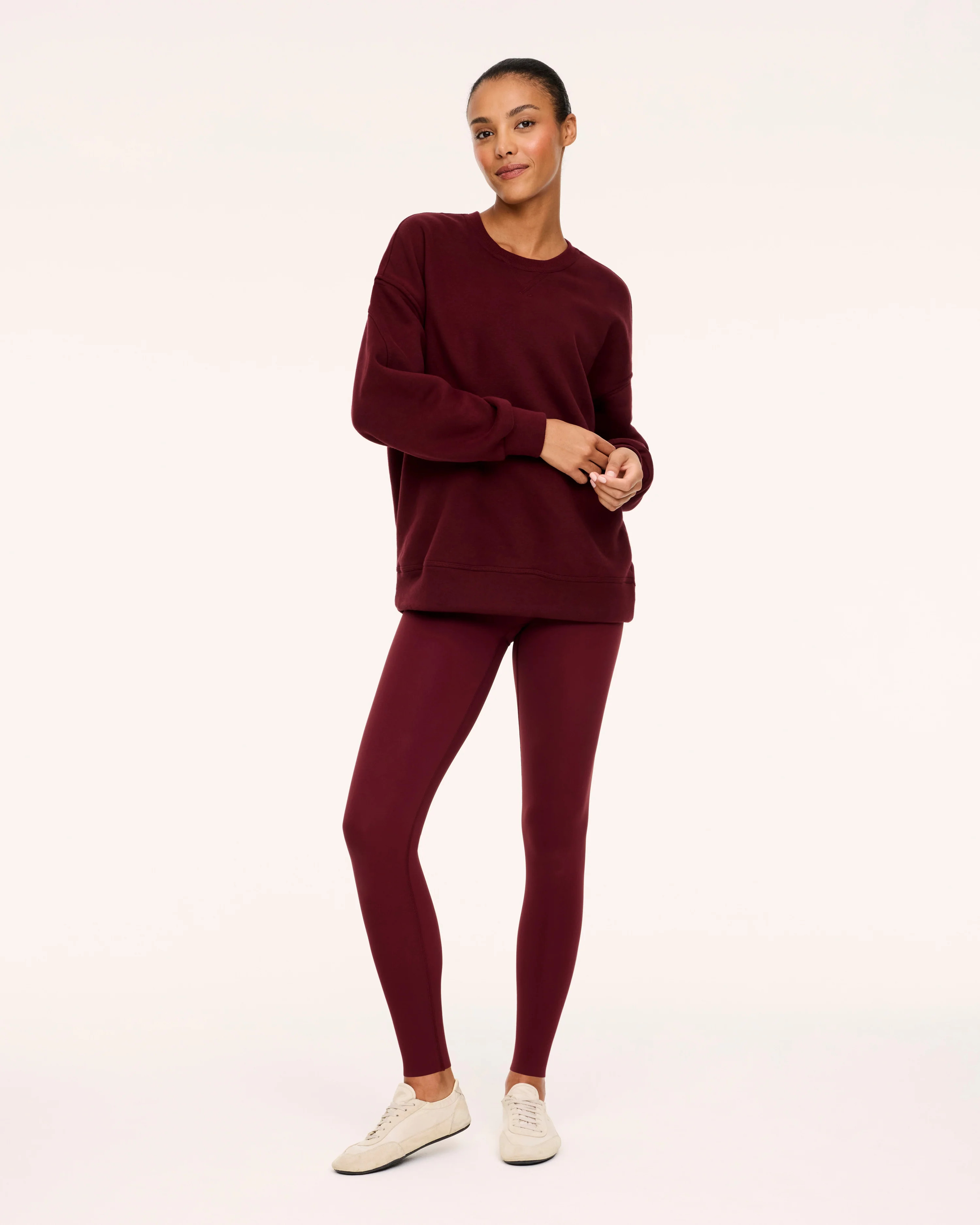 Cotton Fleece Crewneck Tunic | Spanx
