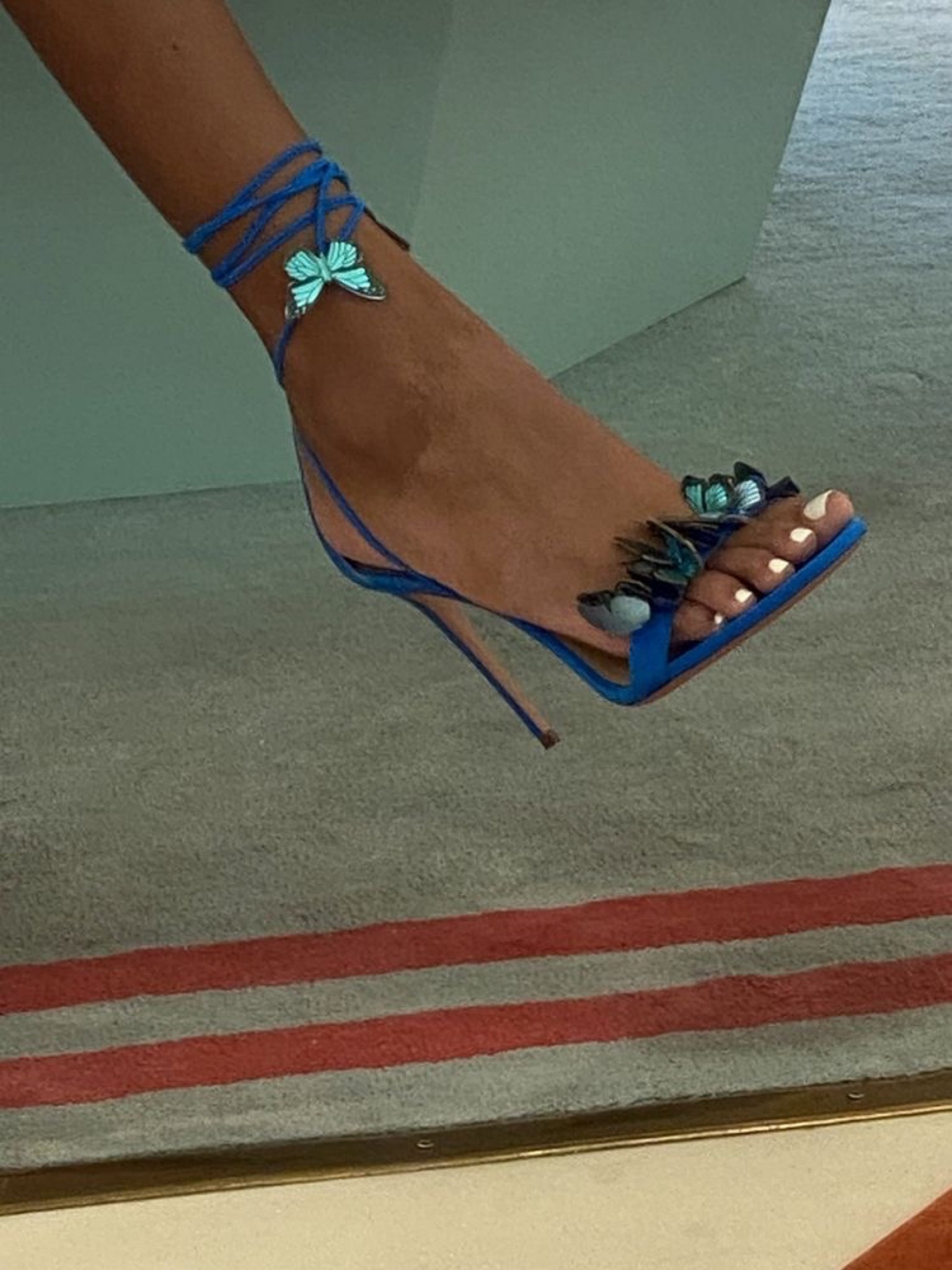 Picture from Pinterest 
Aquazzura butterfly heels 
Papillon sandal 
Papillon 105 
Lace up butterfly heels 
Designer dupe 
Amazon finds 
Amazon heel dupe 
Saks 
Nordstrom 

#LTKSale #LTKshoecrush #LTKSeasonal