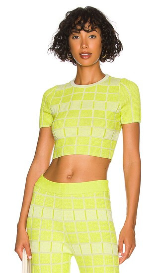 The Cara Top in Pear & Marshmallow | Revolve Clothing (Global)