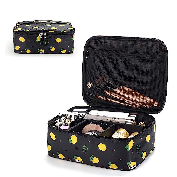 Makeup Bag Portable Travel Cosmetic Bag Organizer Multifunction Case Waterproof Toiletry Makeup B... | Amazon (US)