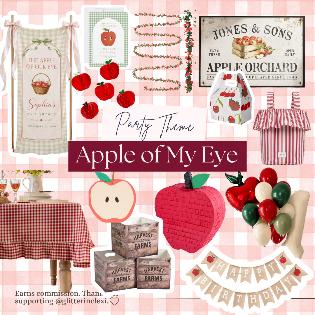 Party Theme - Apple of my eye 

 