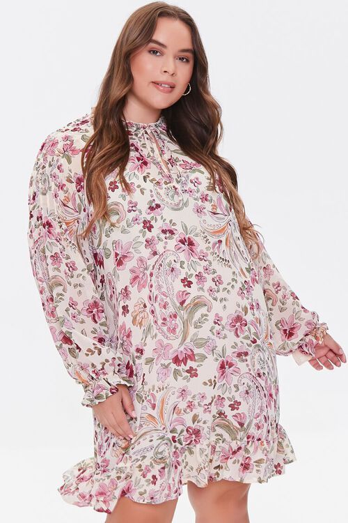 Plus Size Floral Print Dress | Forever 21 (US)