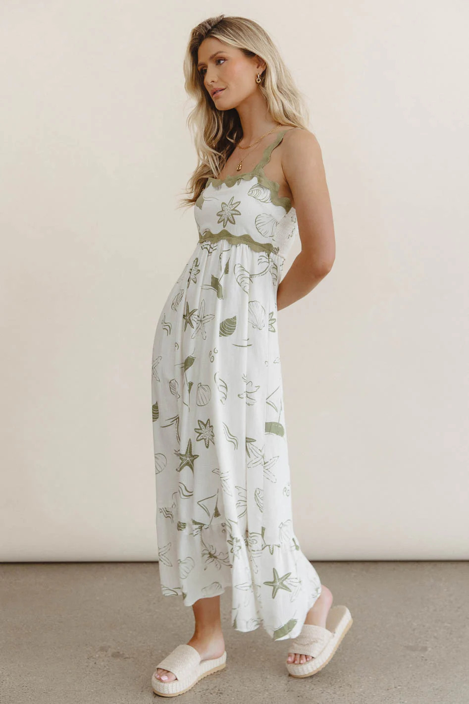 Lucy Sea Print Maxi Dress - FINAL SALE | Böhme US